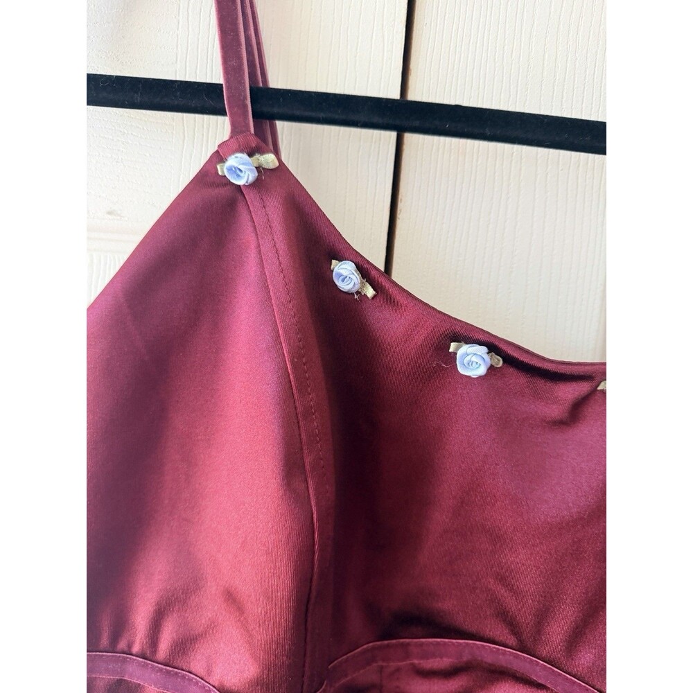 Wild Fable Rosette Satin Corset Top Womens Sz XXL Coquette Fairy Romantic New - Picture 2 of 8